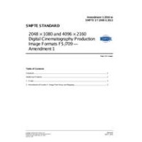 SMPTE ST 2048-1:2011 Amendment 1