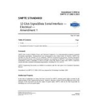 SMPTE ST 2082-1:2015 Amendment 1:2016
