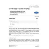 SMPTE RP 2092-1:2015 Amendment 1:2017